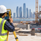 Surveyor Overlooking Abu Dhabi Construction Site 85x85